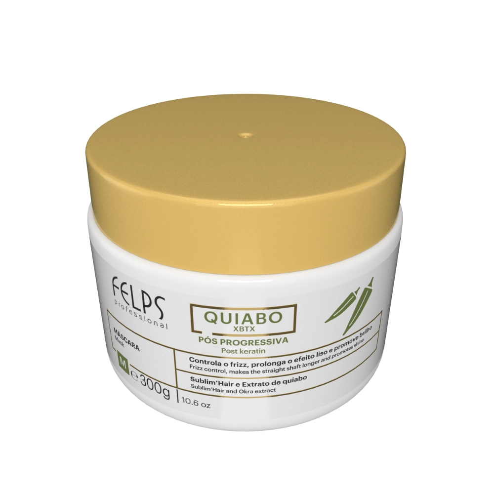 Creme/mascara Tratamento Felps Pos Progressiva Quiabo Xbtx 300g