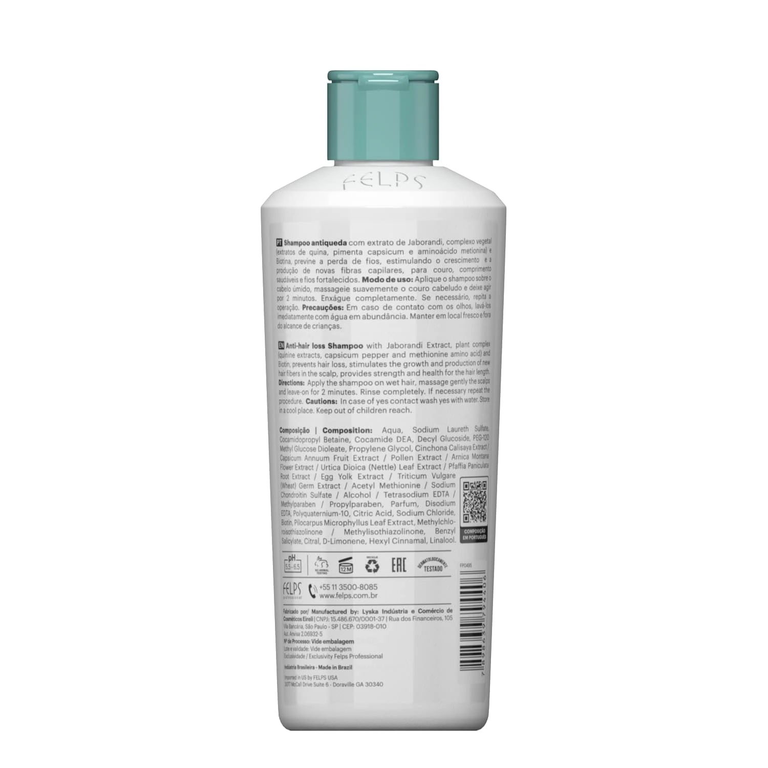 Shampoo Felps Equilibrio Antiqueda 250ml