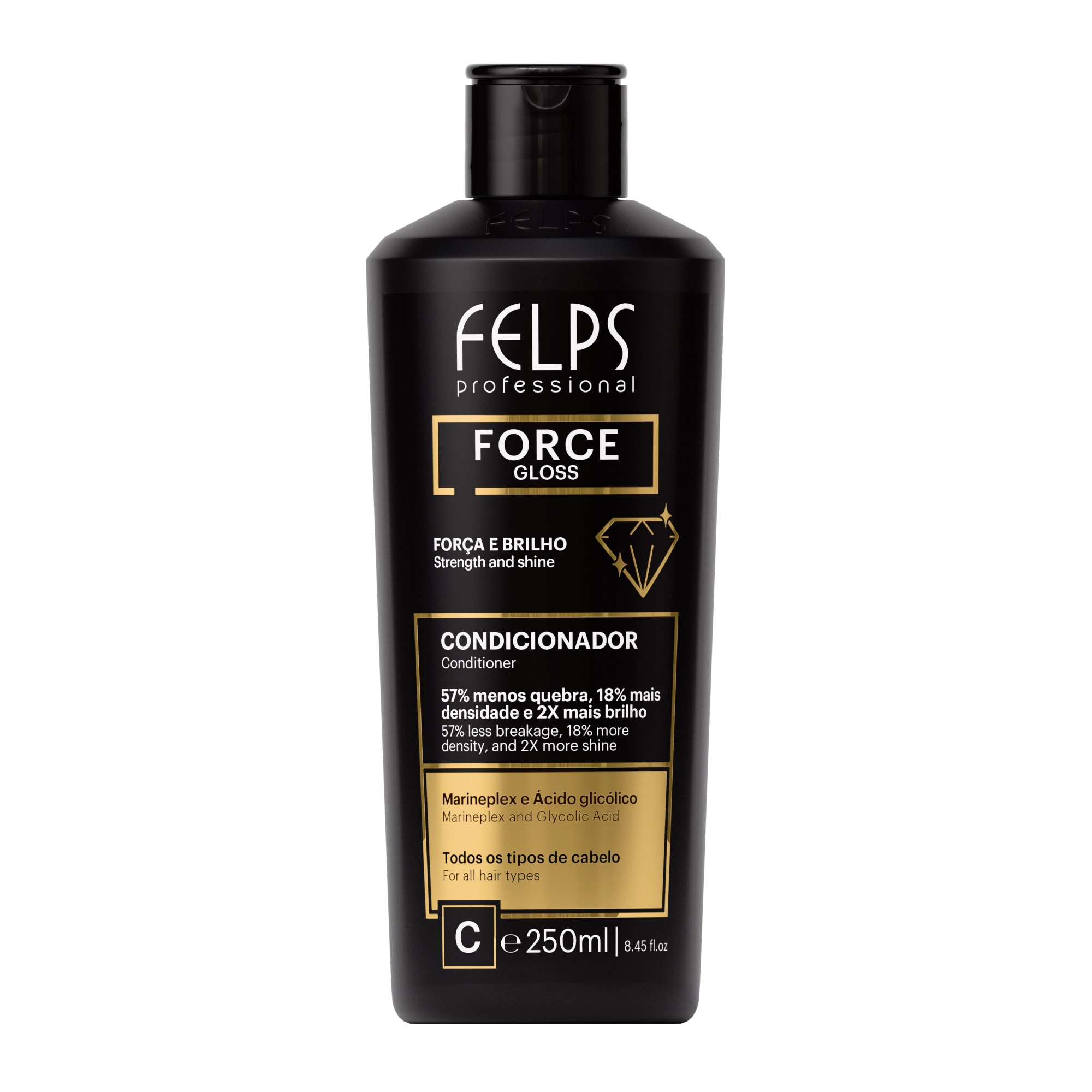 Cond Felps 400ml Force Gloss