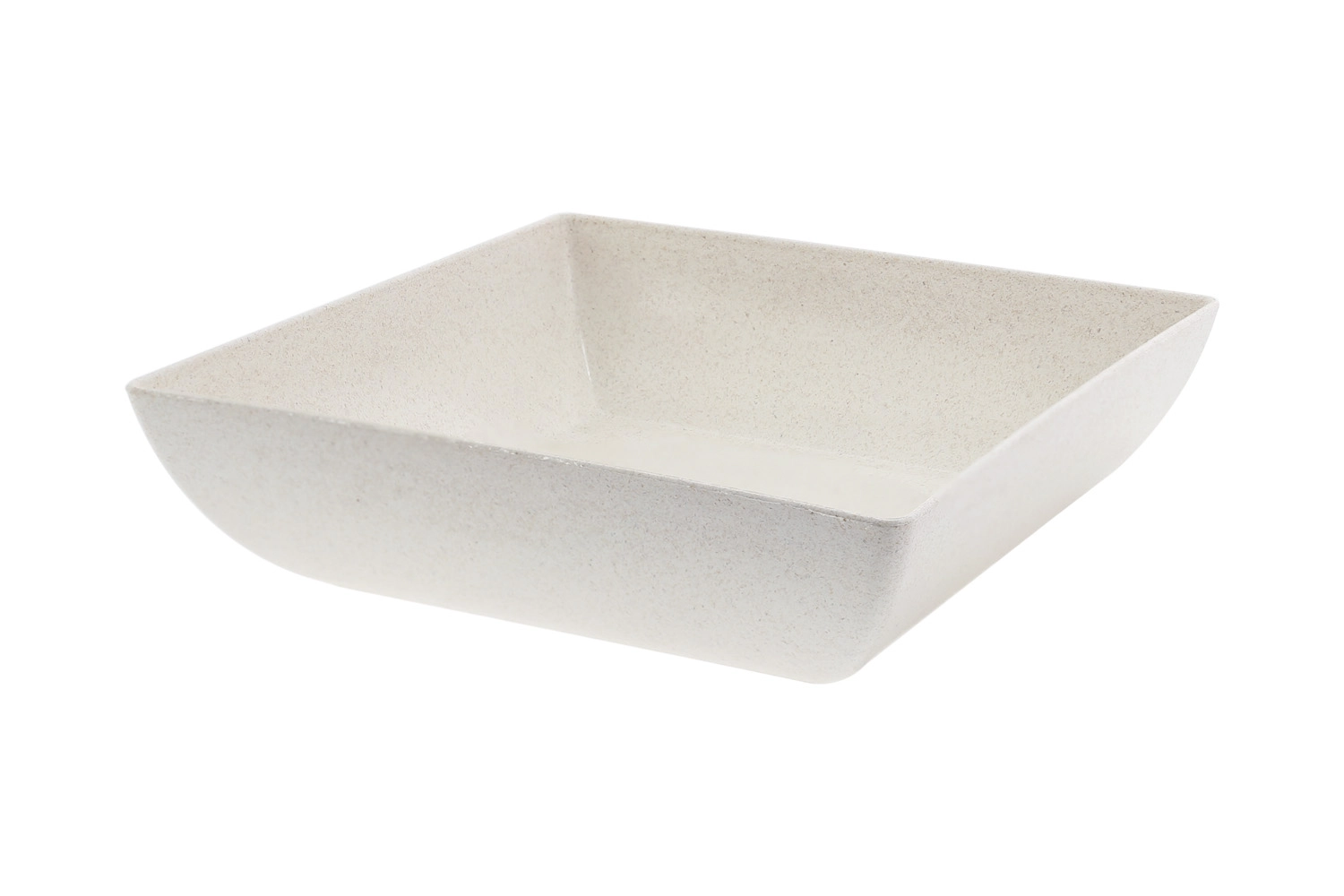 Saladeira Quadrada 1400ml Marfim