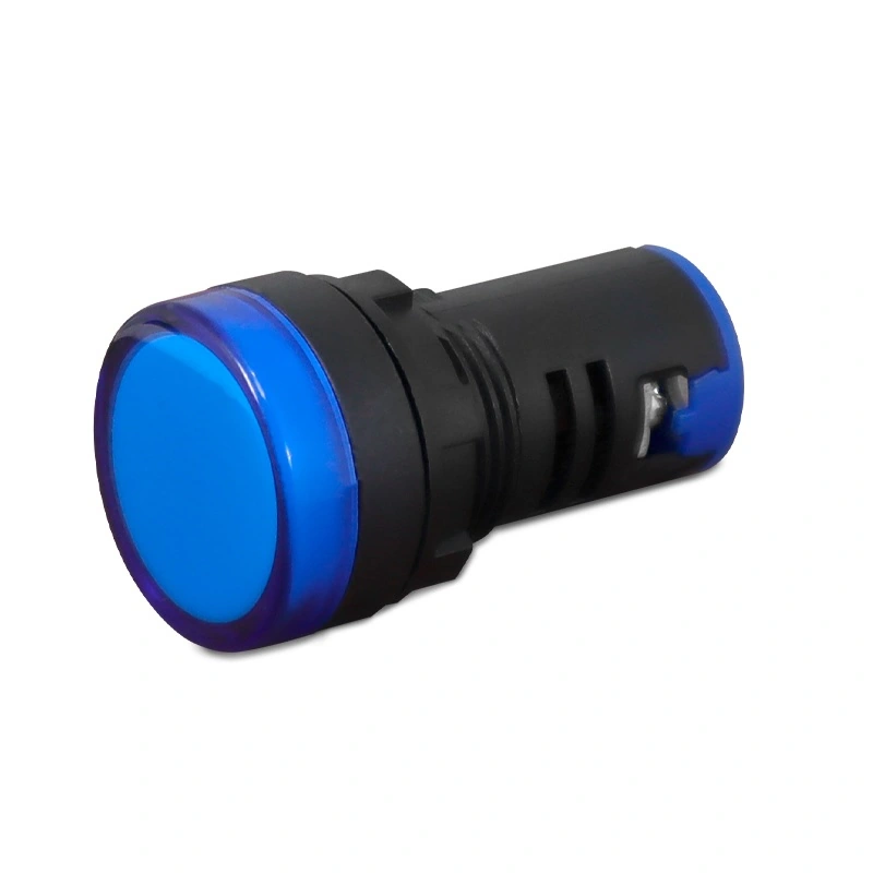 Sinaleiro Led 22mm 127/220vca Azul 10 Peças