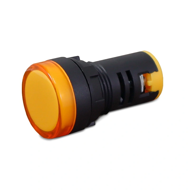 Sinaleiro Led 22mm 24Vca/Vcc Amarelo 10 Peças
