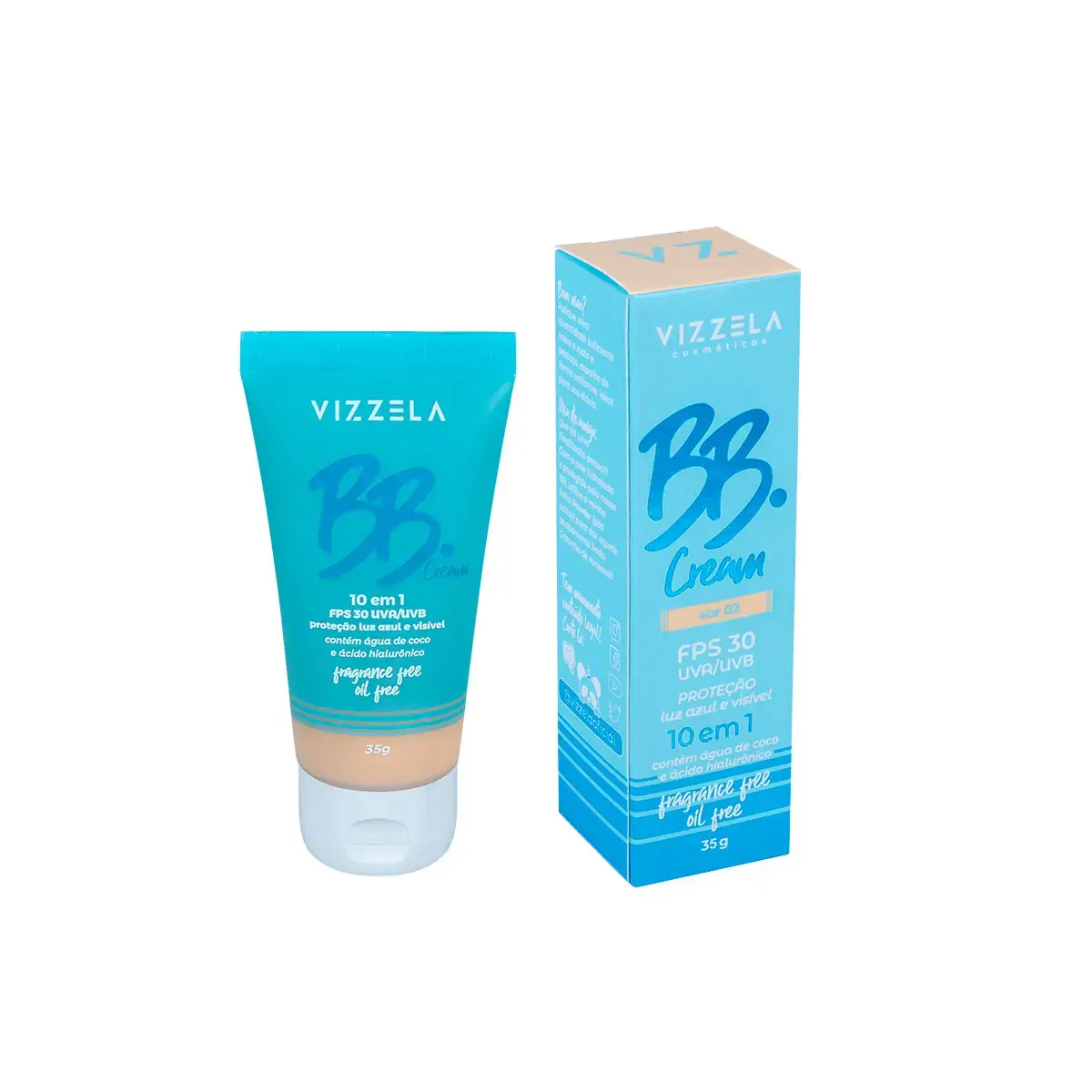 Bb Cream Fps 30 Cor 02 Vizzela Caixa 35g