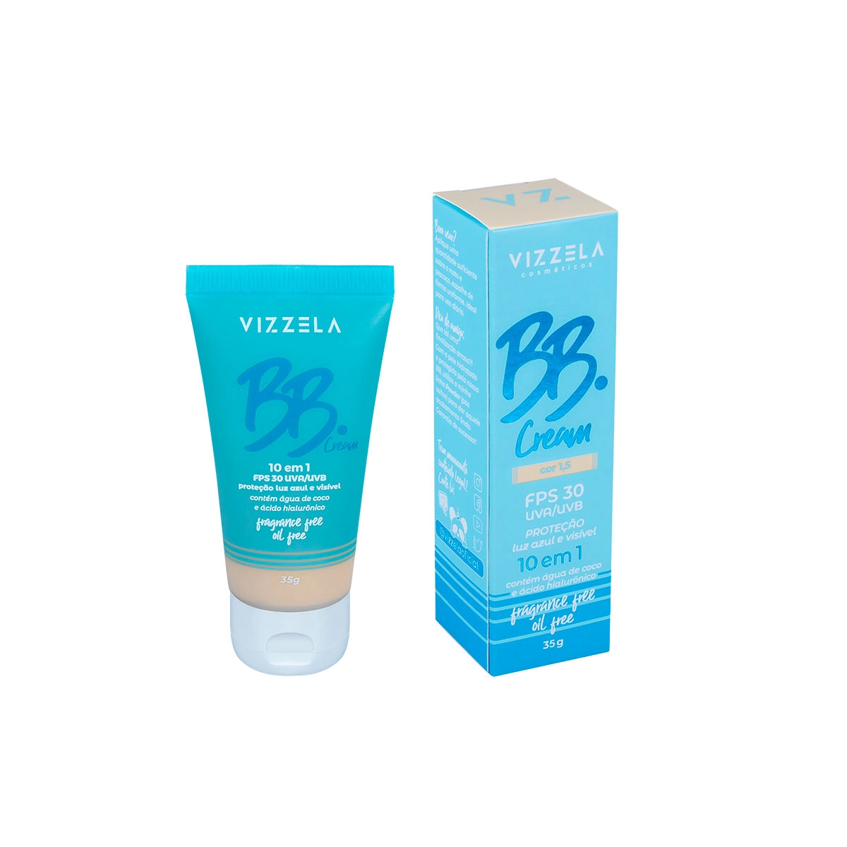 Bb Cream Fps 30 Cor 1,5 Vizzela Caixa 35g