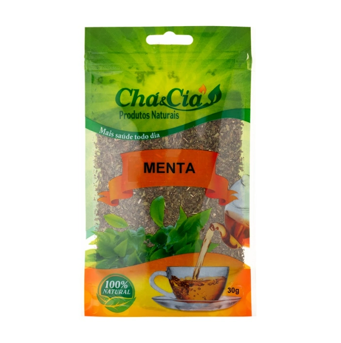 Chá De Menta Piperita Chá E Cia 30g