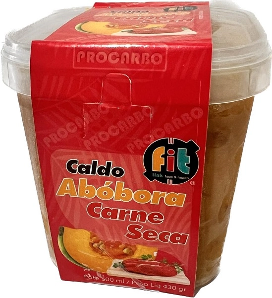 Caldo Fit Link 500ml Abobora