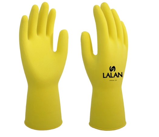 Luva Latex Lalan Silvermax Am.g
