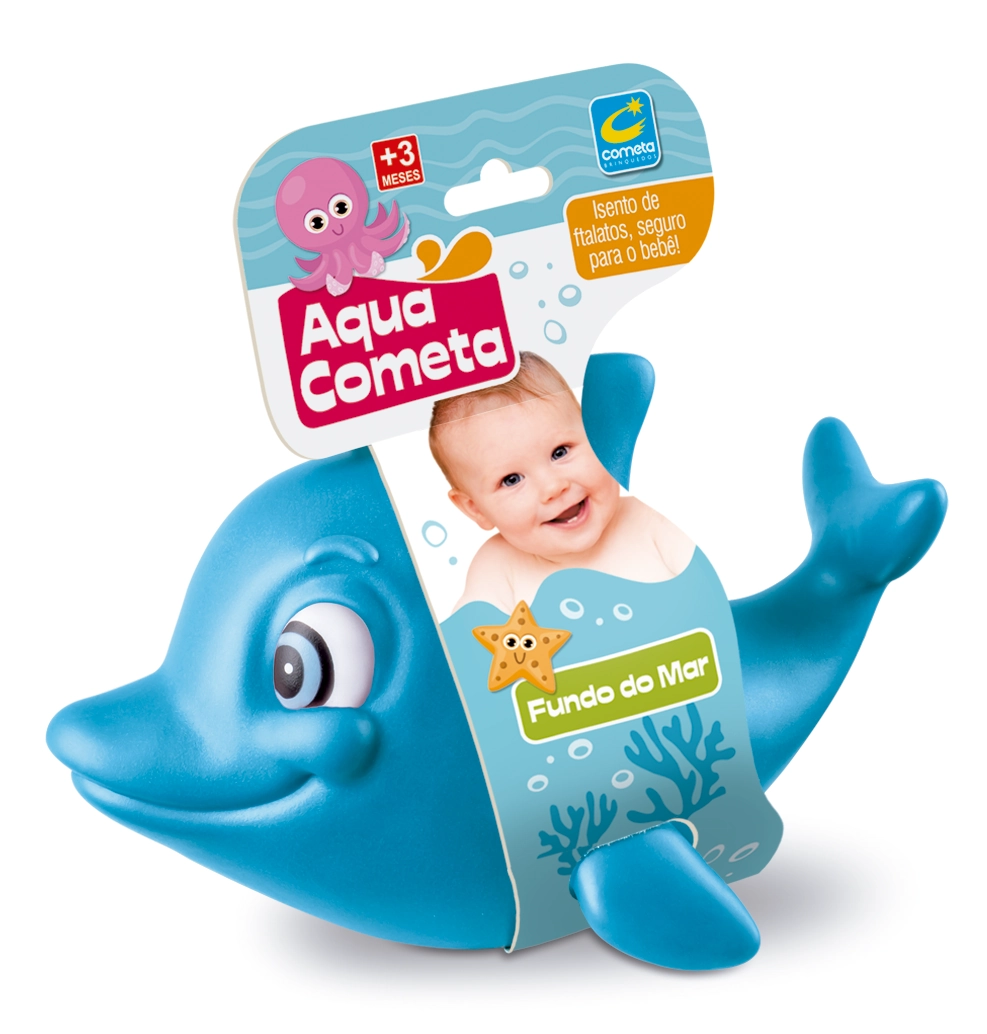 Golfinho Baby Fundo Mar Azul 232 Cometa