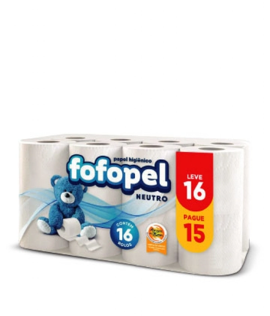 Papel Higiênico Fofopel L16p15un F S Neutro