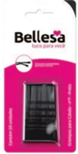 Grampo Cab Bellesa N5 Preto C/50