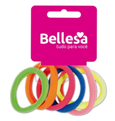Elásticos De Meia Fru Fru Collors Bellesa 6un