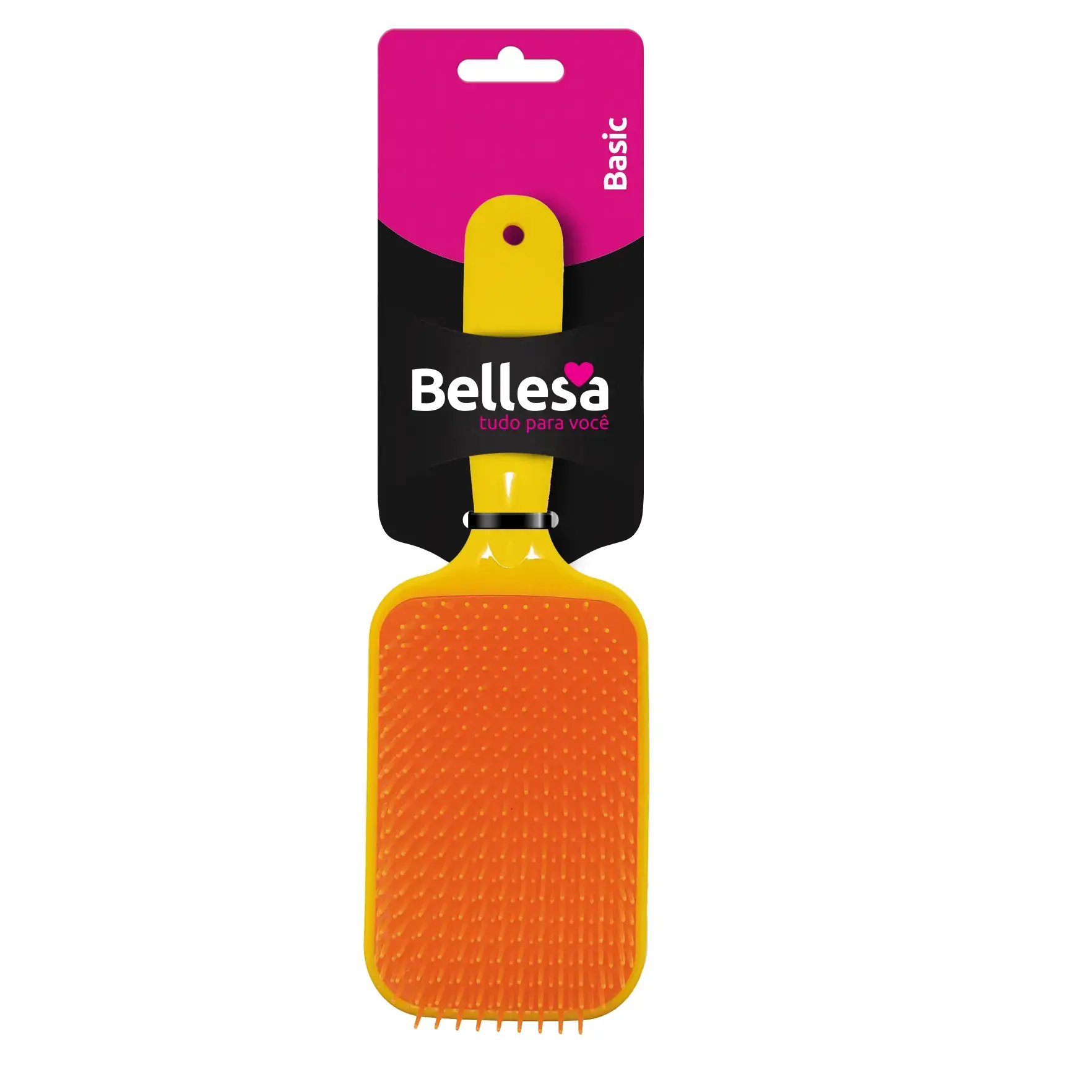 Escova De Cabelo Bellesa Desembaraçante Raquete