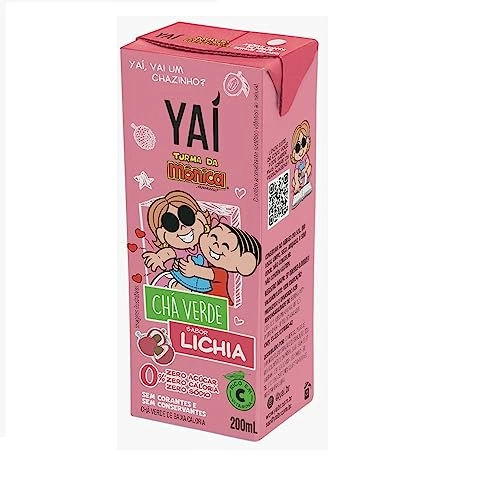 Chá Verde Lichia Zero Açúcar Turma Da Mônica Yaí Caixa 200ml