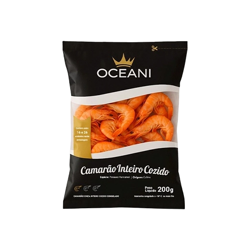 Camarao Cinza Int Coz Oceani 200g