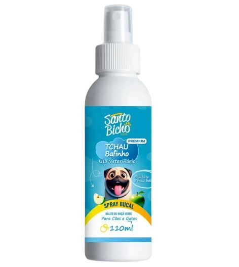 Spray Bucal Santo Bicho Tchau Bafinho 110ml