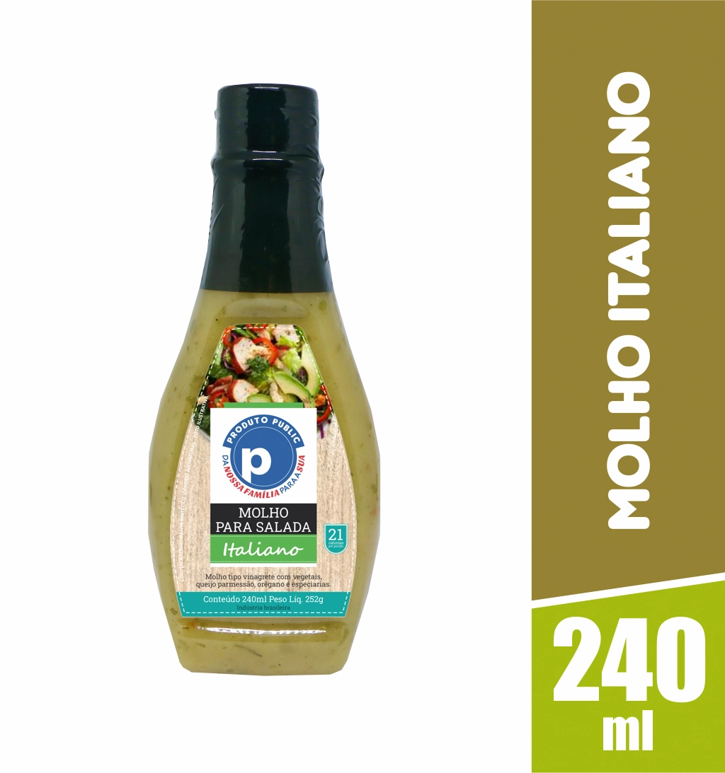 Molho Italiano Public 240ml