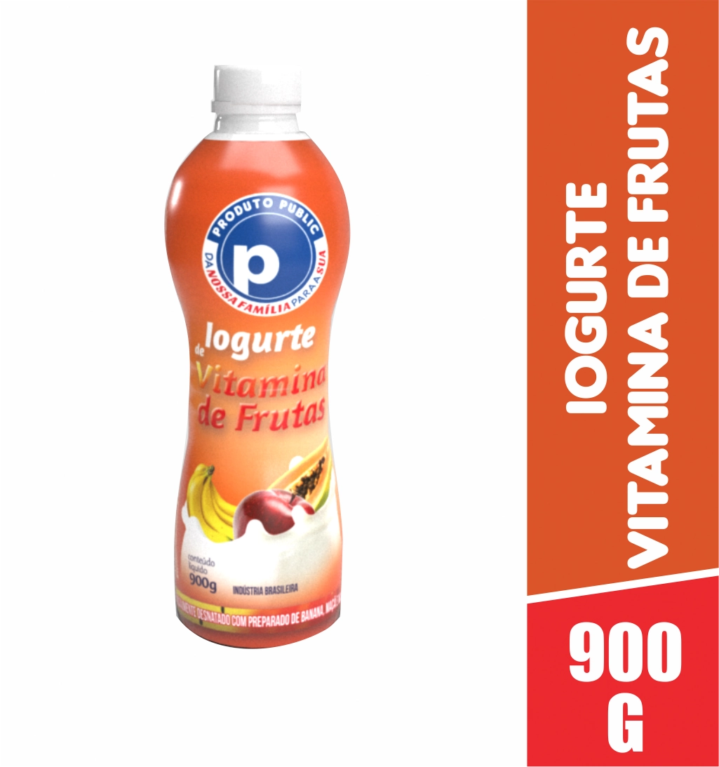 Iogurte Public 900g Vitamina Frutas