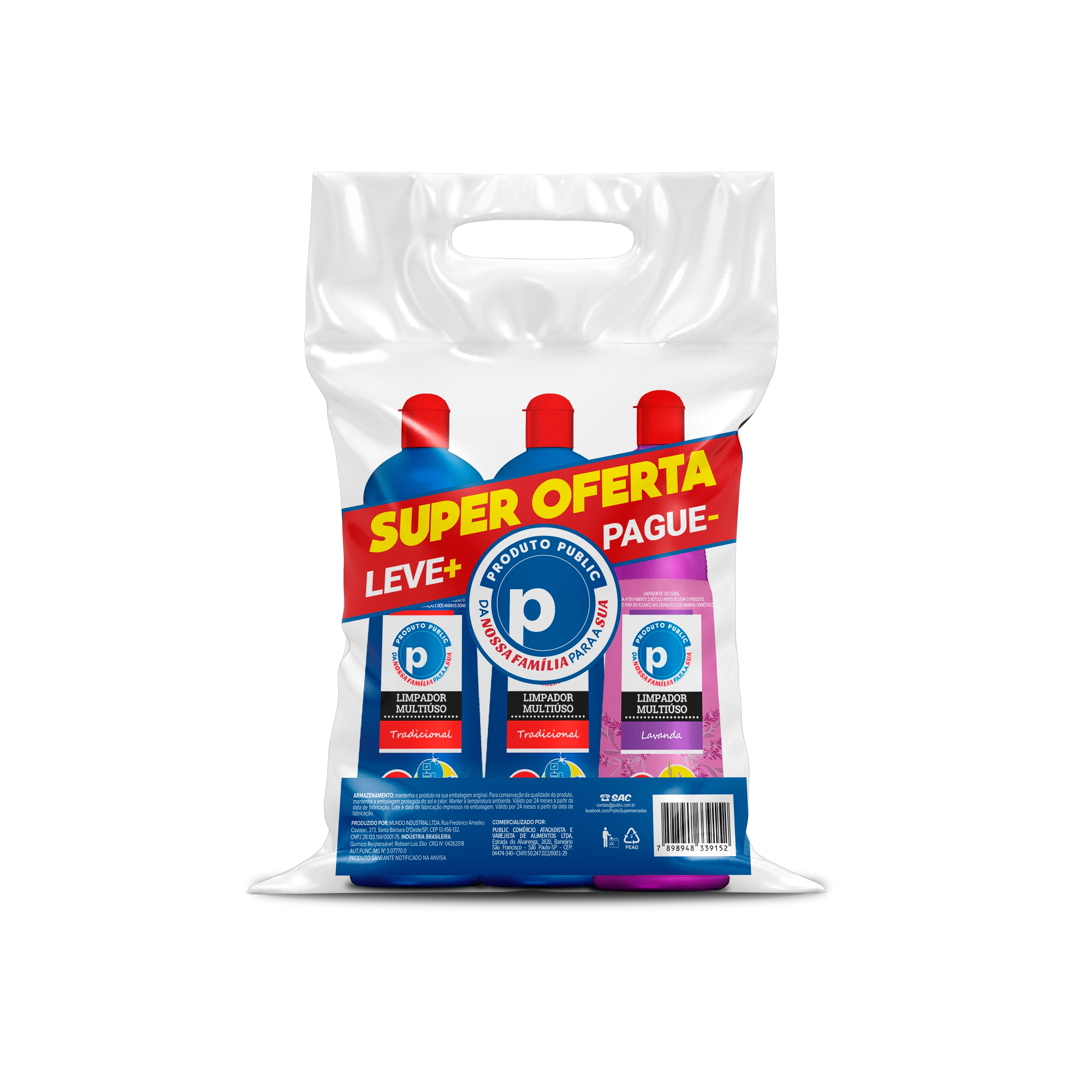Kit Multiuso Public Leve Mais Pague Menos