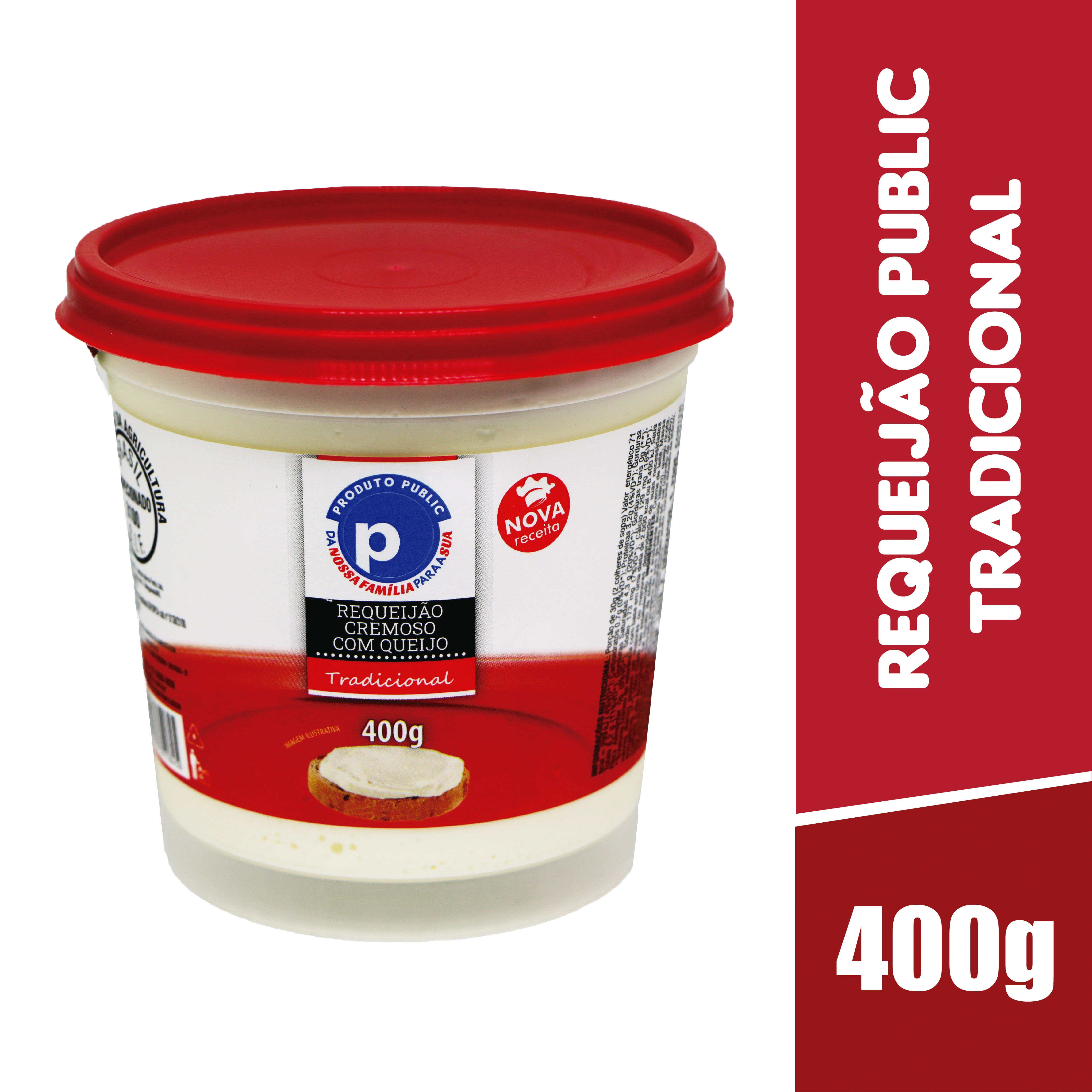 Requeijao Public 400g Tradicional