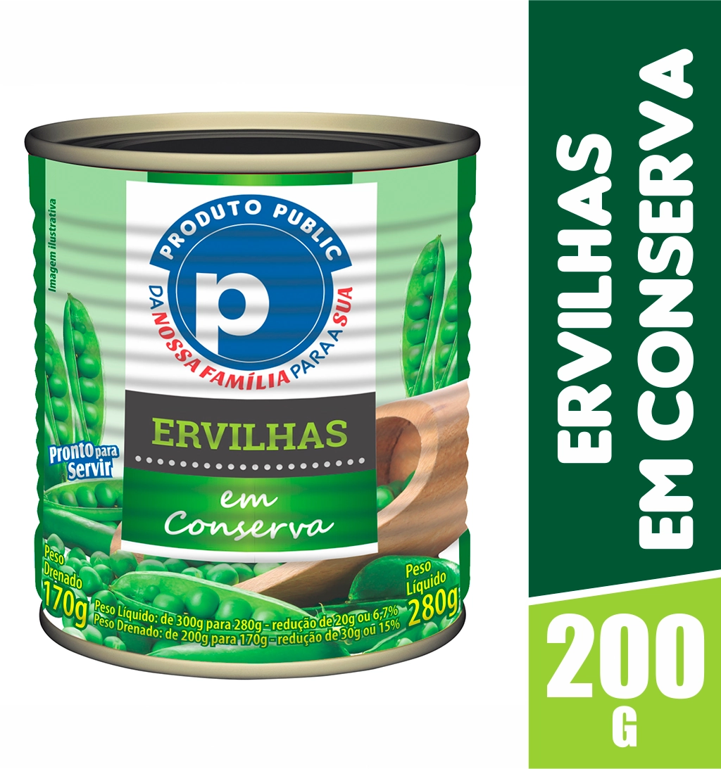 Ervilha Public 200g Lata
