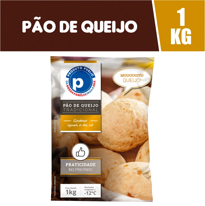 Pao De Queijo Public 1kg Tradicional