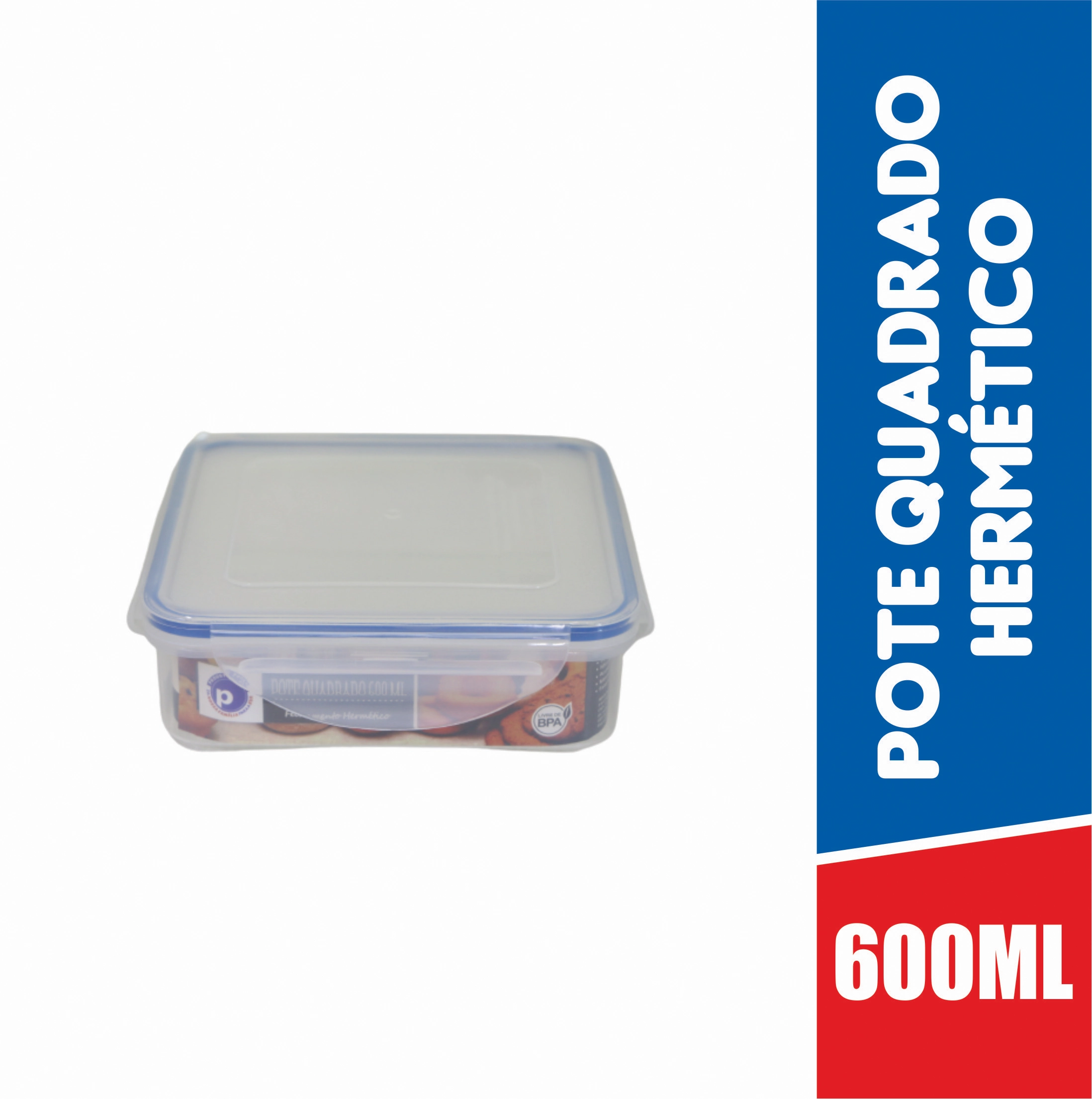 Vasilha Hermetica 650 Ml Tampa Silicone Public
