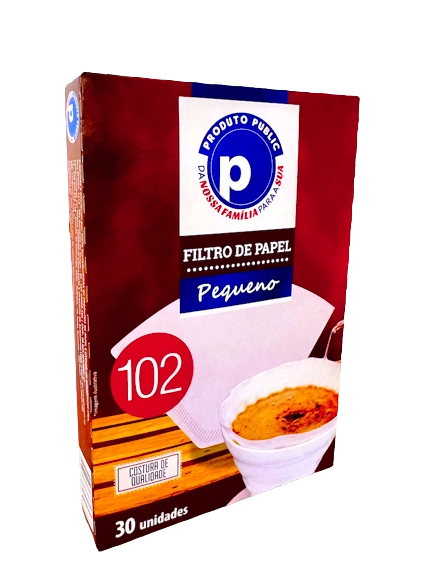 Filtros De Papel Cafe Public 102 Cx 48/30