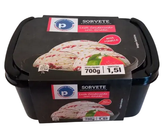 Sorvete Public Premium 1,5l Leite Condensado C/goiaba