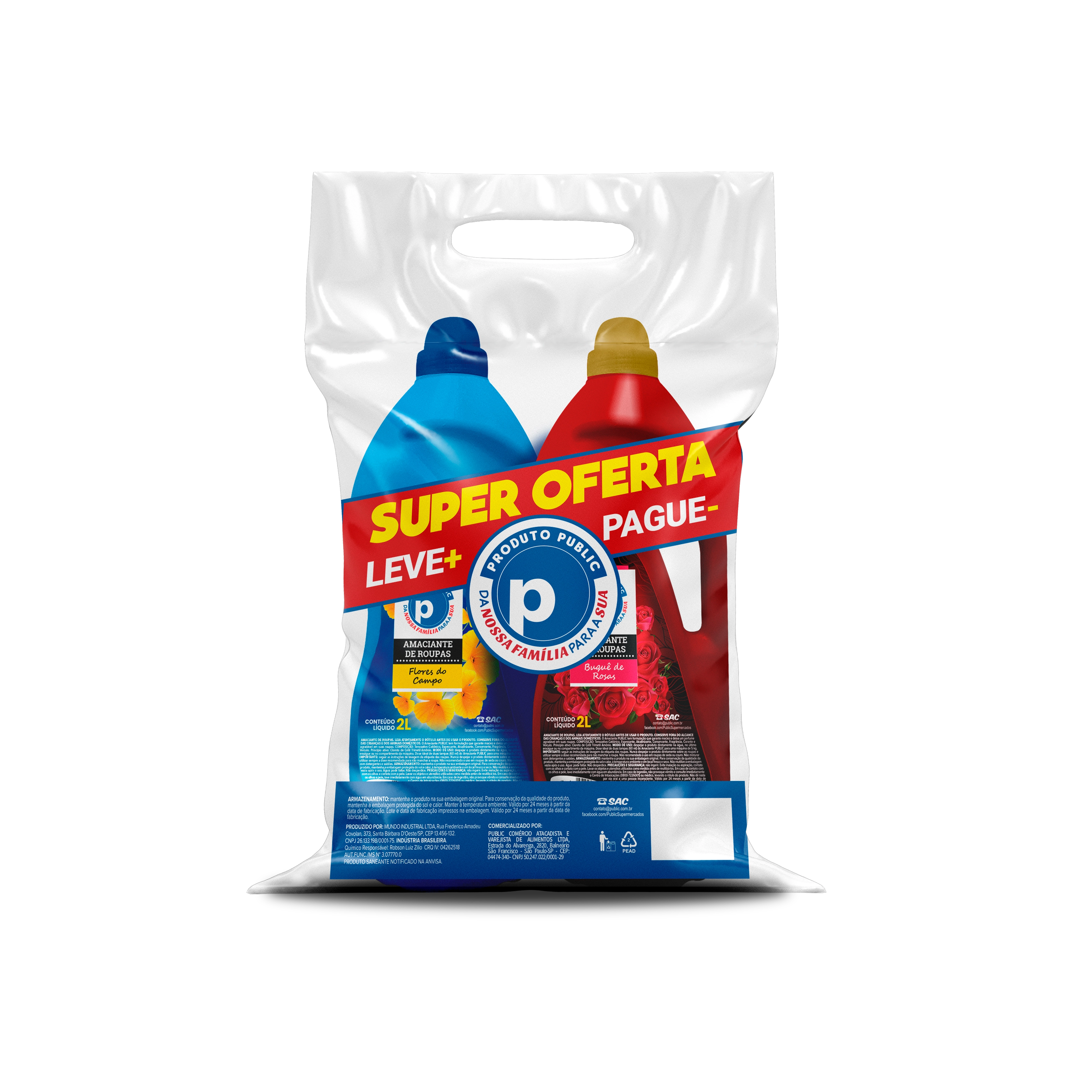 Kit Amac Public 2l Flores Buque De Rosas
