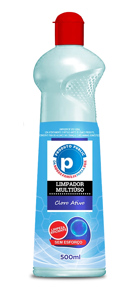 Limp Multiuso Public 500ml Cloro Ativo