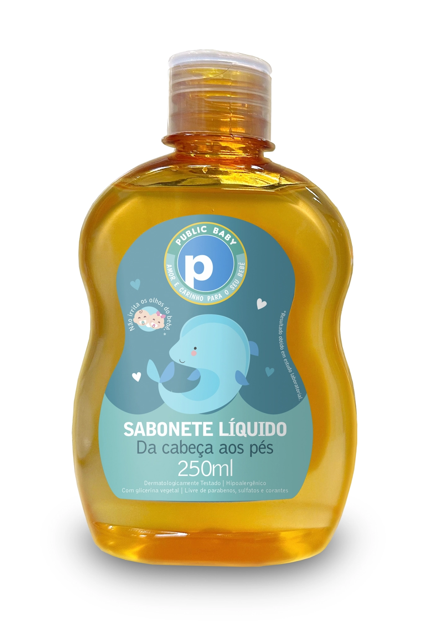 Sab Liq Da Cabeca Aos Pes Public Baby 250ml