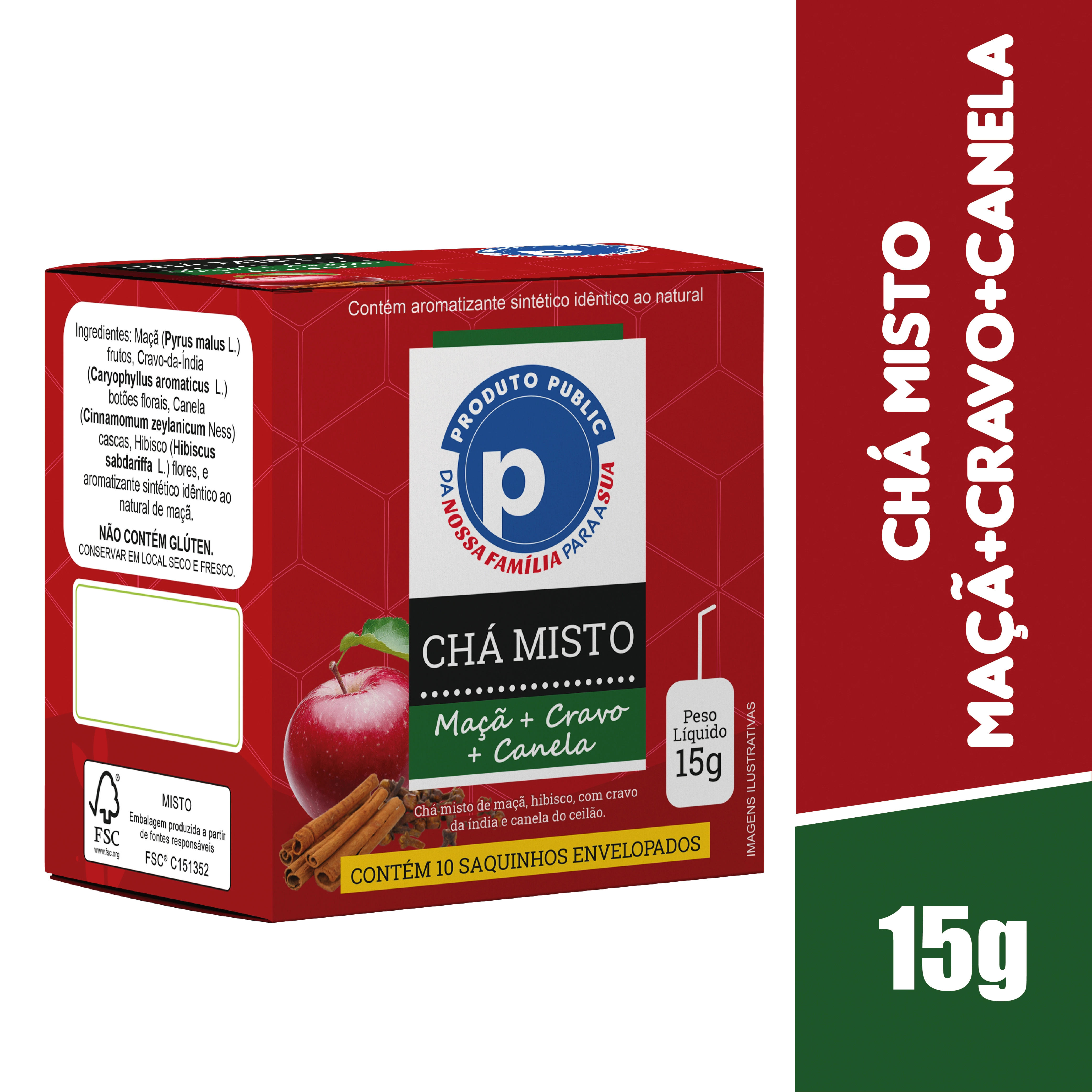 Cha Public 15g Misto Mac/hib/crav/can