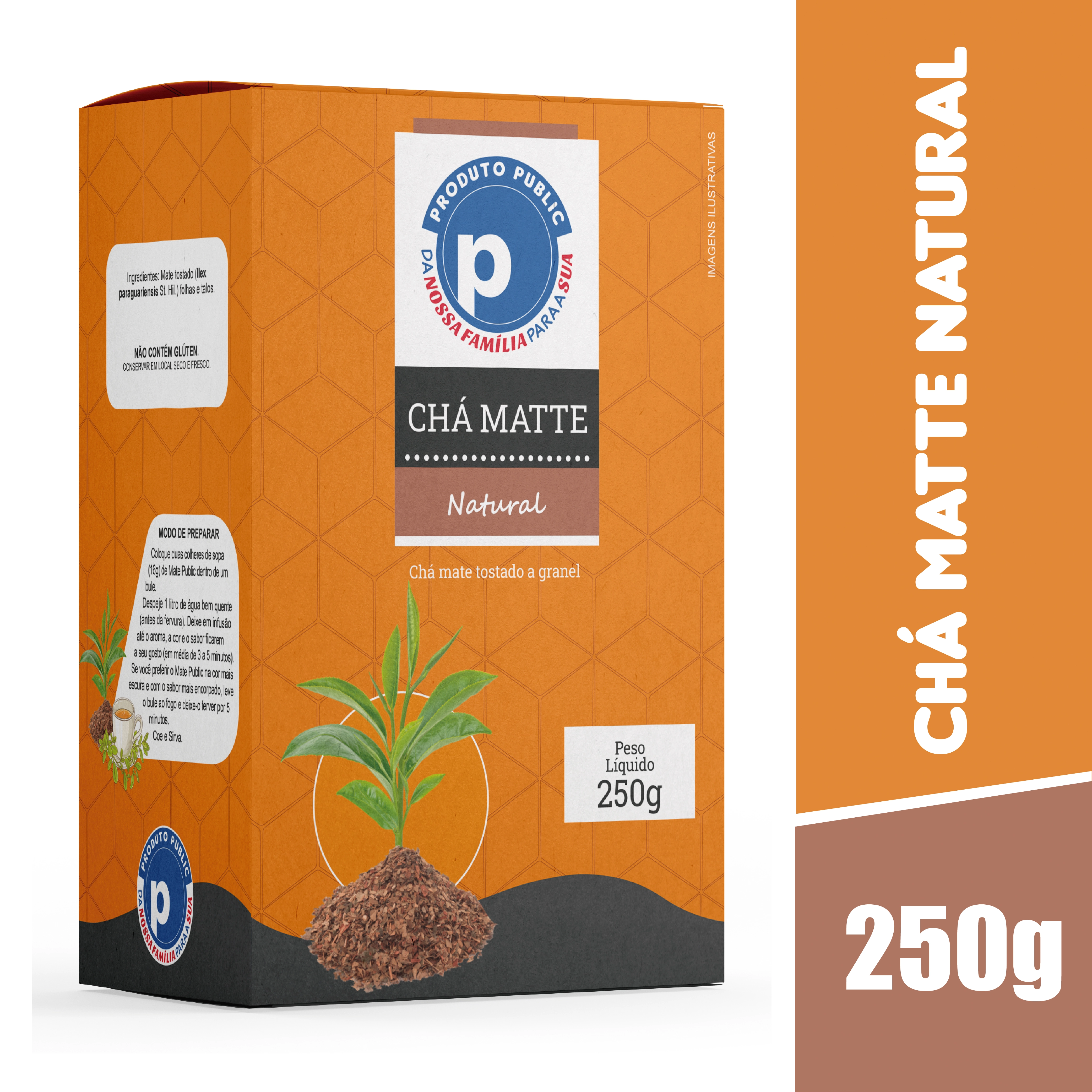 Cha Matte Public 250g Natural