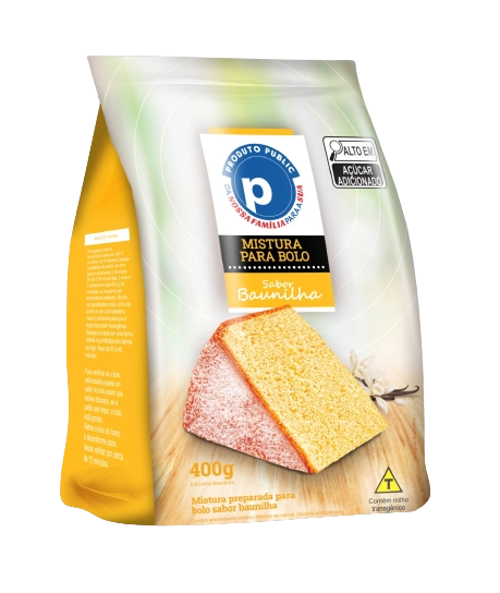 Mist Bolo Public 400g Baunilha