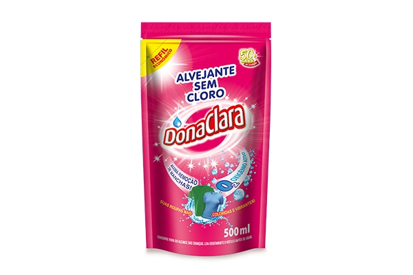 Alvejante Dona Clara 500ml S/cloro Pouch