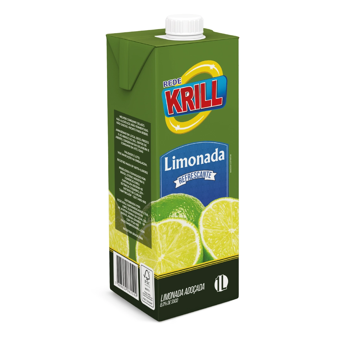 Suco Nectar Rede Krill Limonada 1l