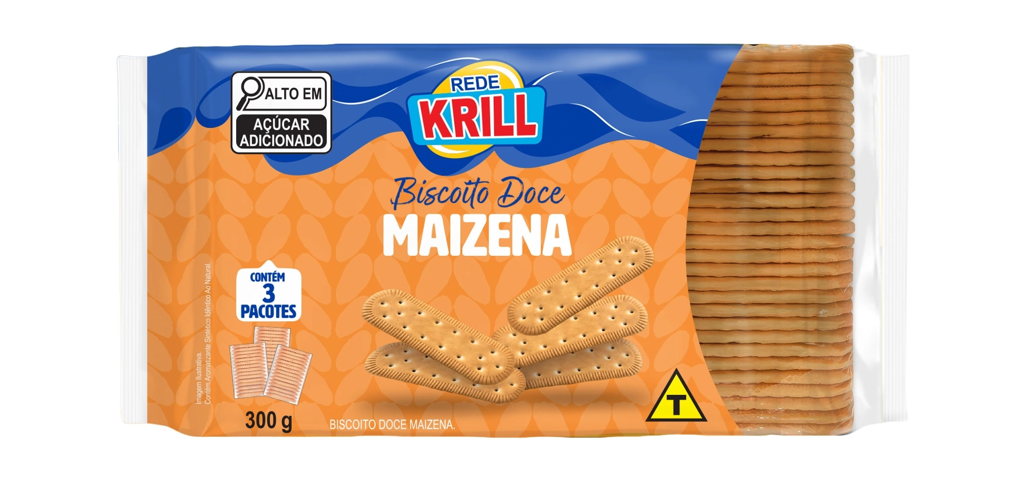 Bisc.rede Krill Maizena 300g