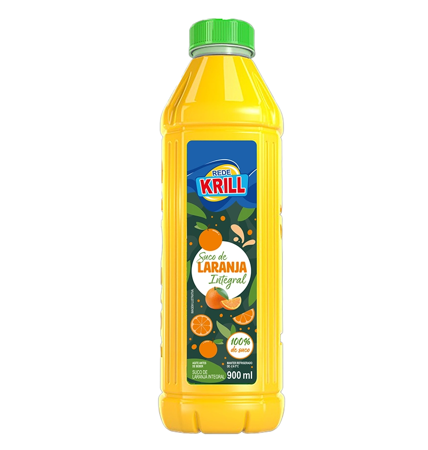 Suco Rede Krill Laranja 900ml