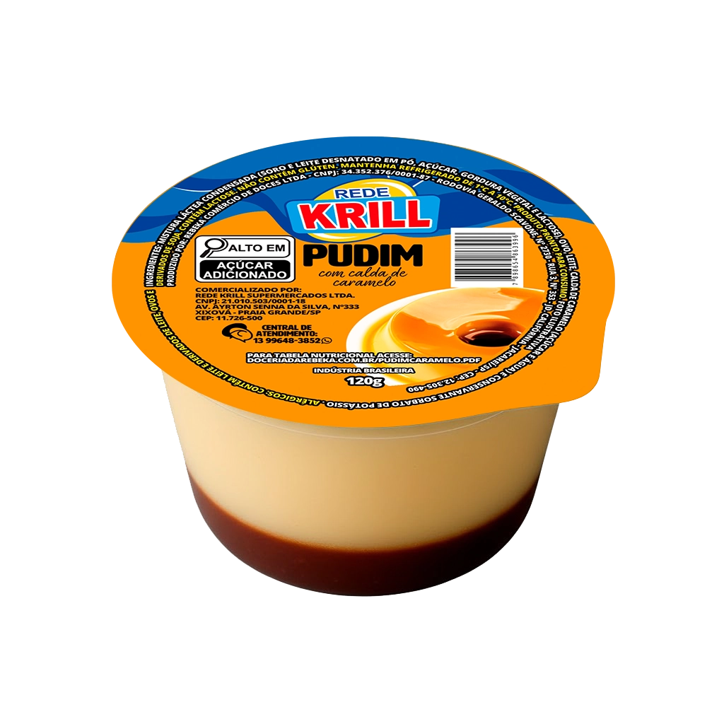 Sob.rede Krill Pudim Leite 120g
