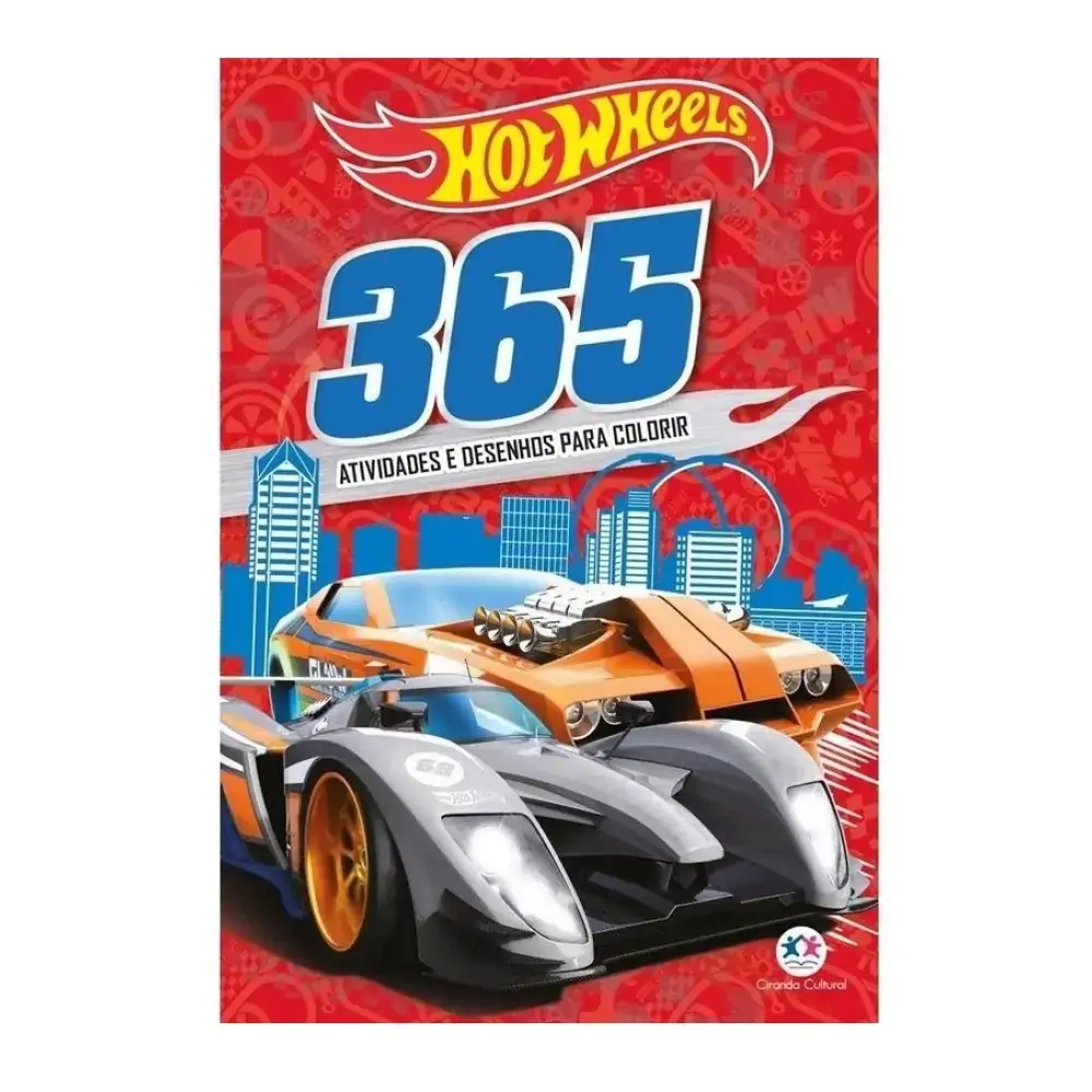 Livro Inf 365 Atividades Hot Wheels Brochura 88752 Ciranda Cultural