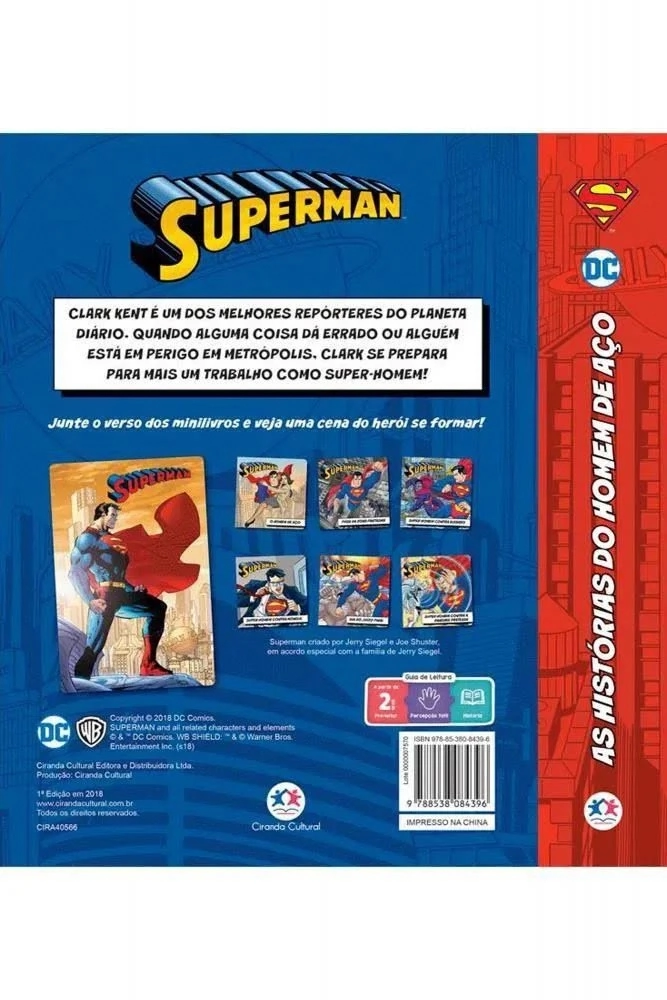 Livro Inf Box Super Homem 84396 Ciranda Cultural