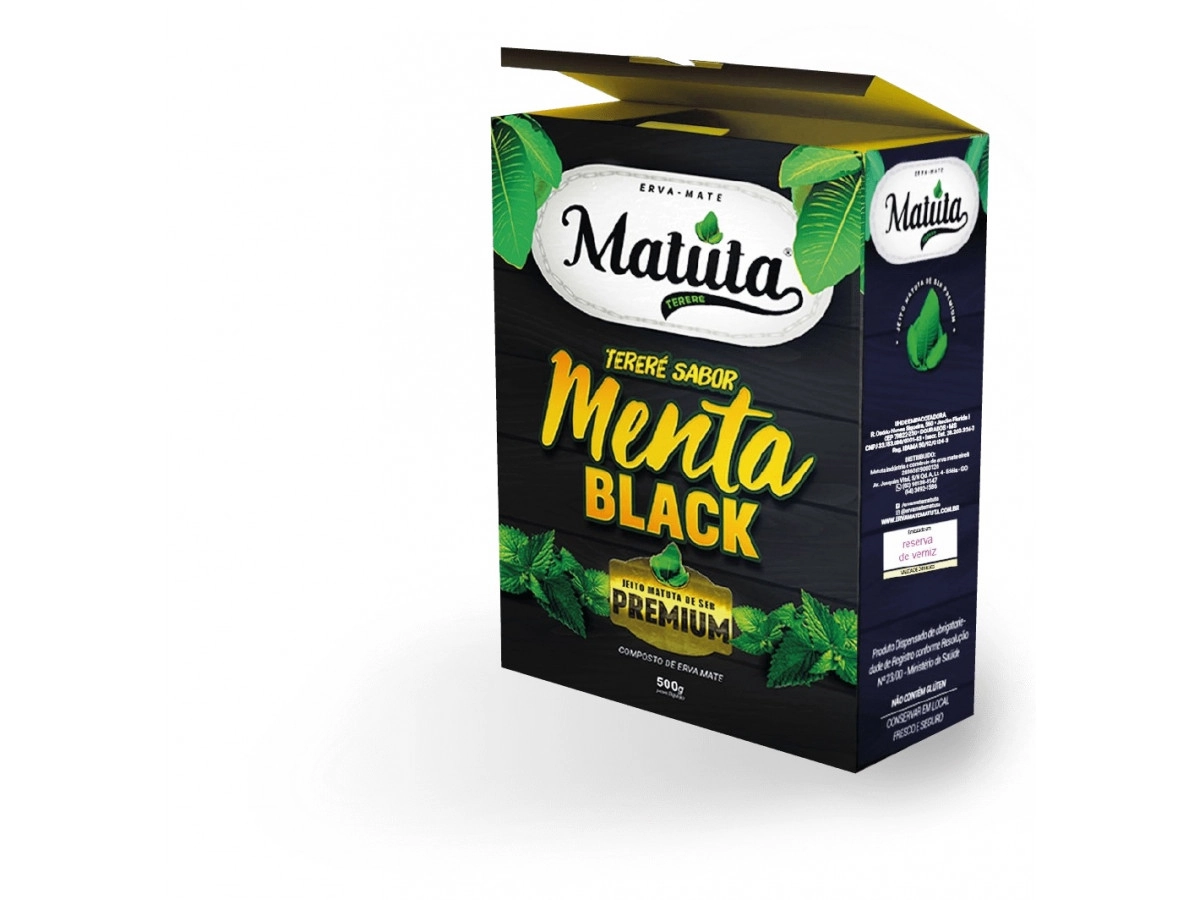Erva Mate Matuta Menta Black 500g