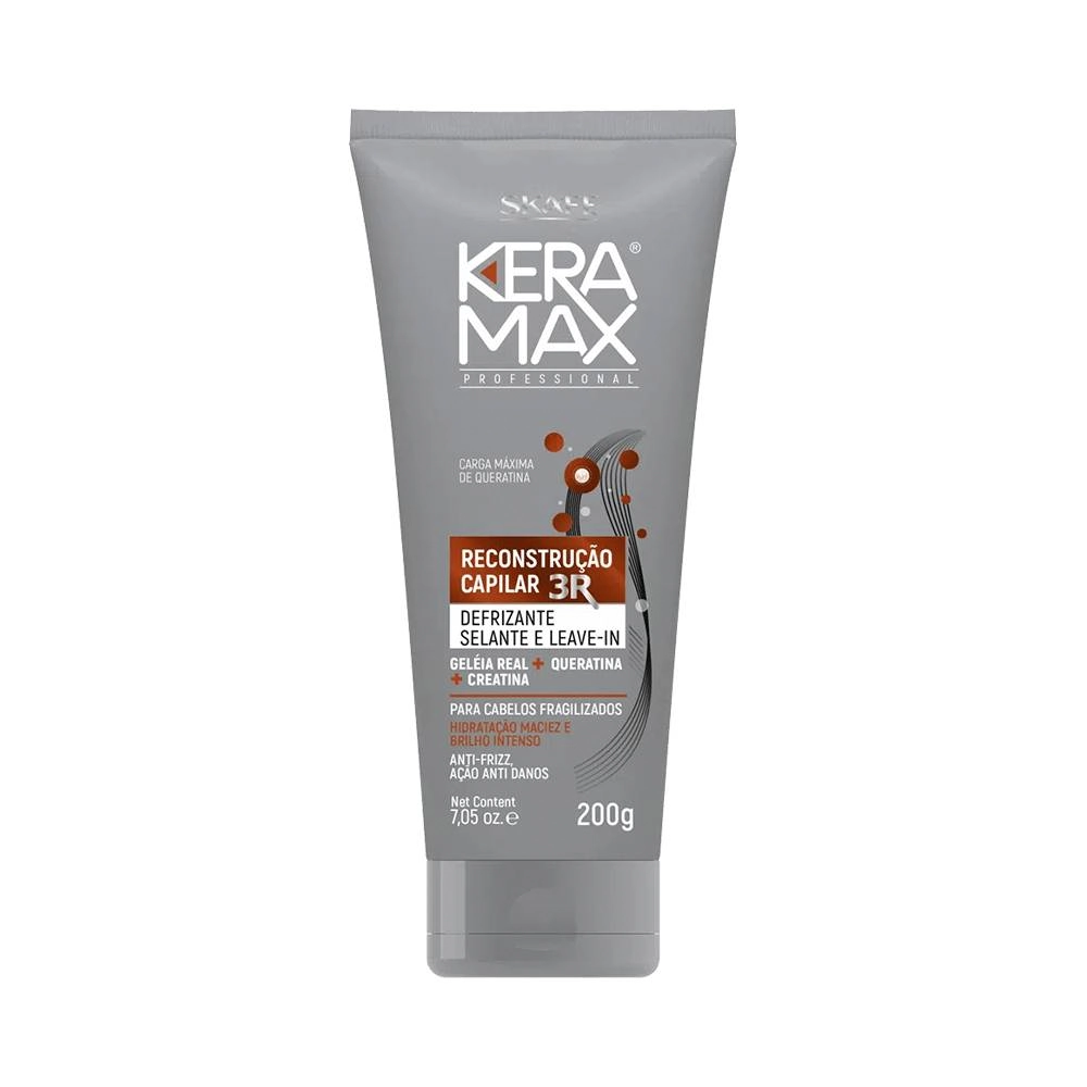 Defrizante/preescova Skafe Keramax Selante Reconstrução Capilar 200g