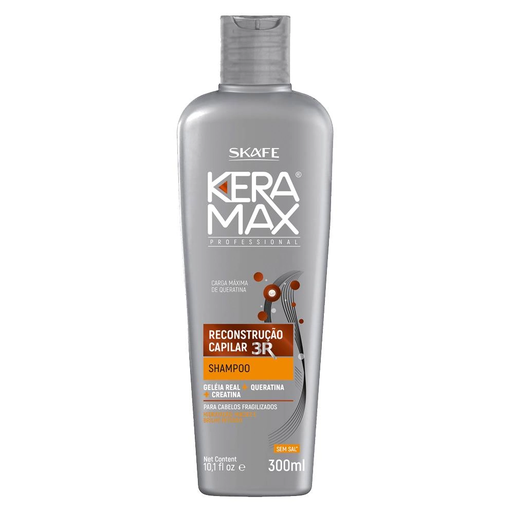 Shampoo Skafe Keramax Reconstrução Capilar 300ml