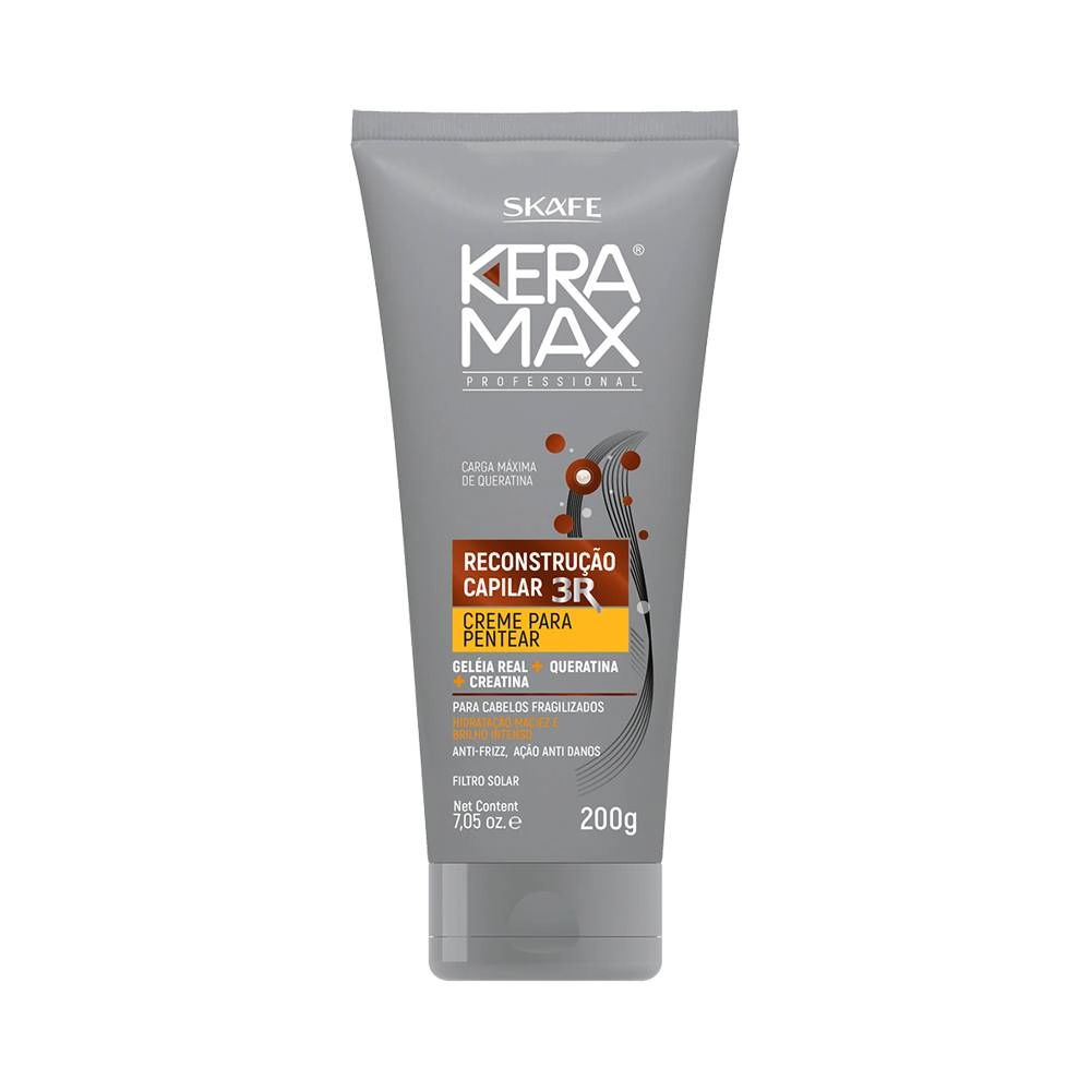 Creme P/pentear Skafe Keramax Reconstrução Capilar 200g