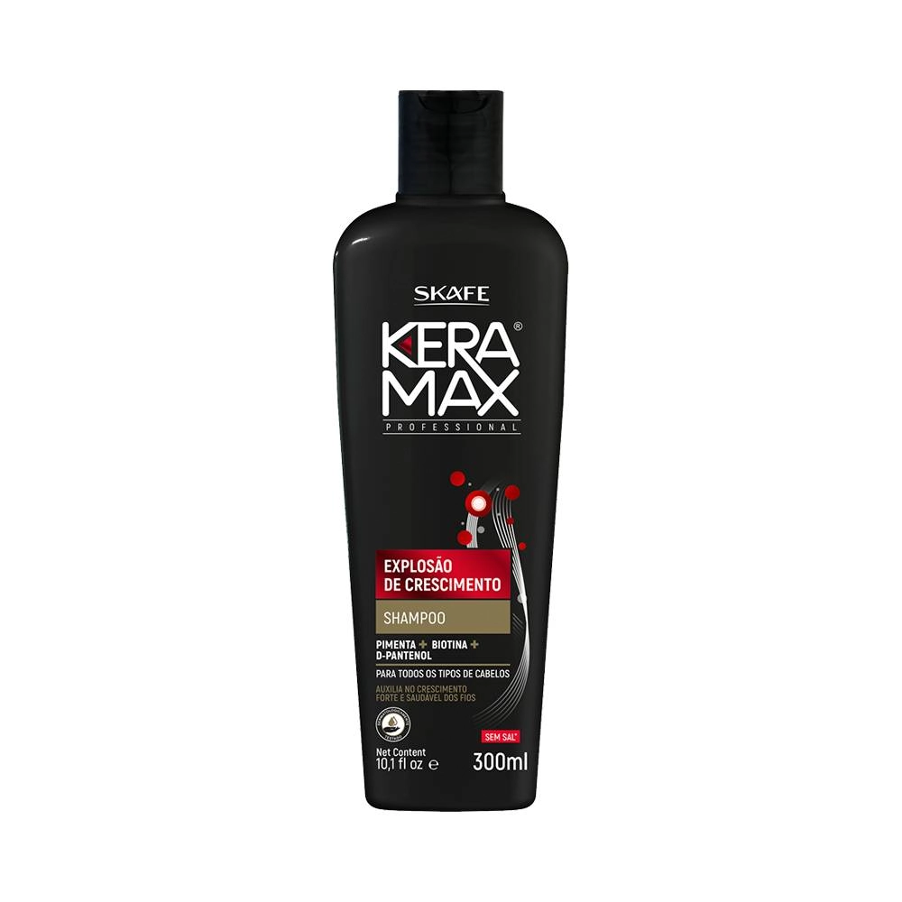 Shampoo Skafe Keramax Explosão De Crescimento 300ml