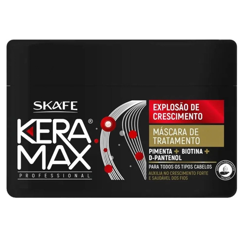 Keramax Mascara De Trat. Explosao De Cres. 350g