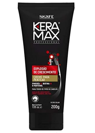 Creme P/pentear Skafe Keramax Explosão De Crescimento 200g