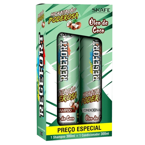 Kit Skafe Regefort Sh Cond 600ml Oole De Coco