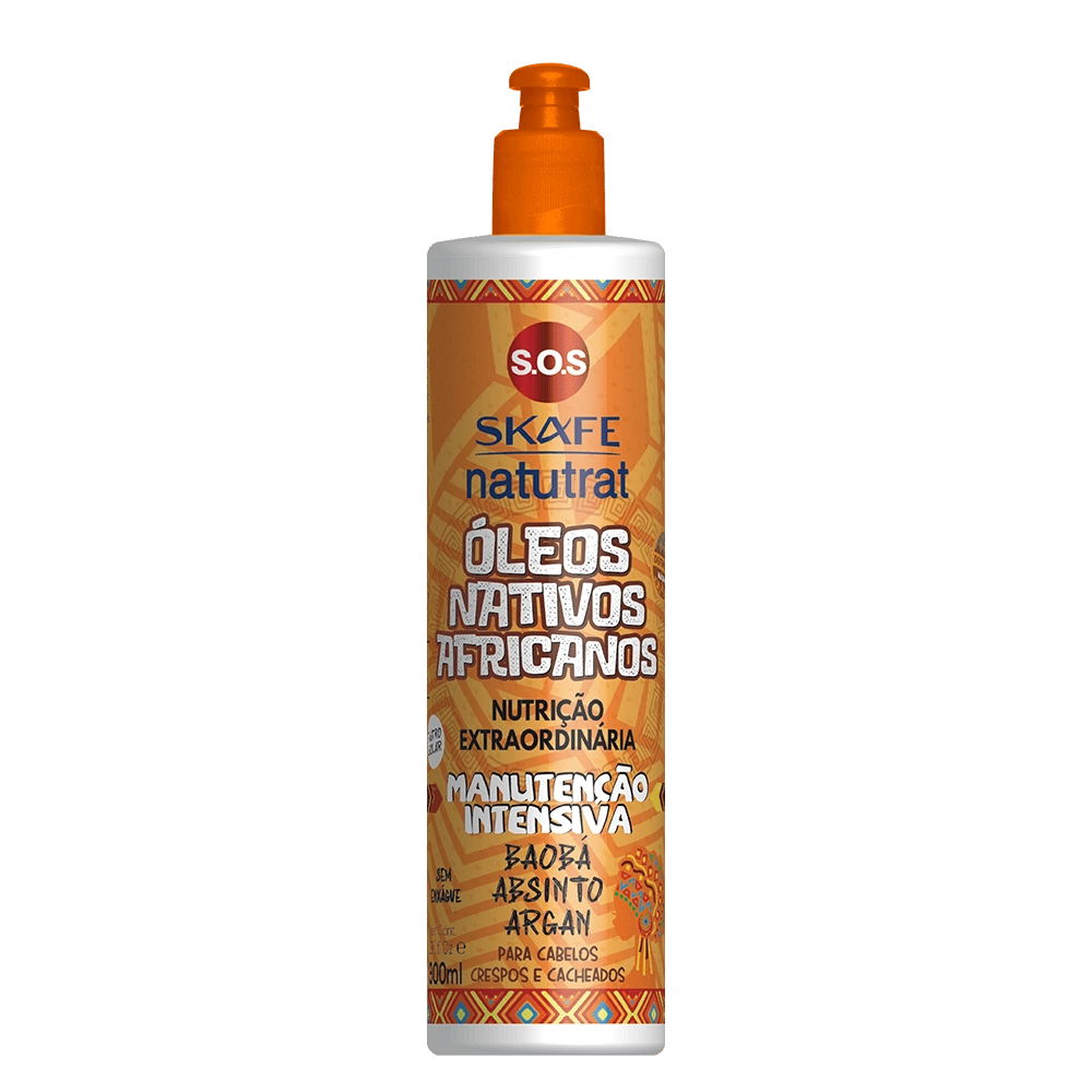 Creme Trat Skafe 300ml Oleos Nativos Africanos